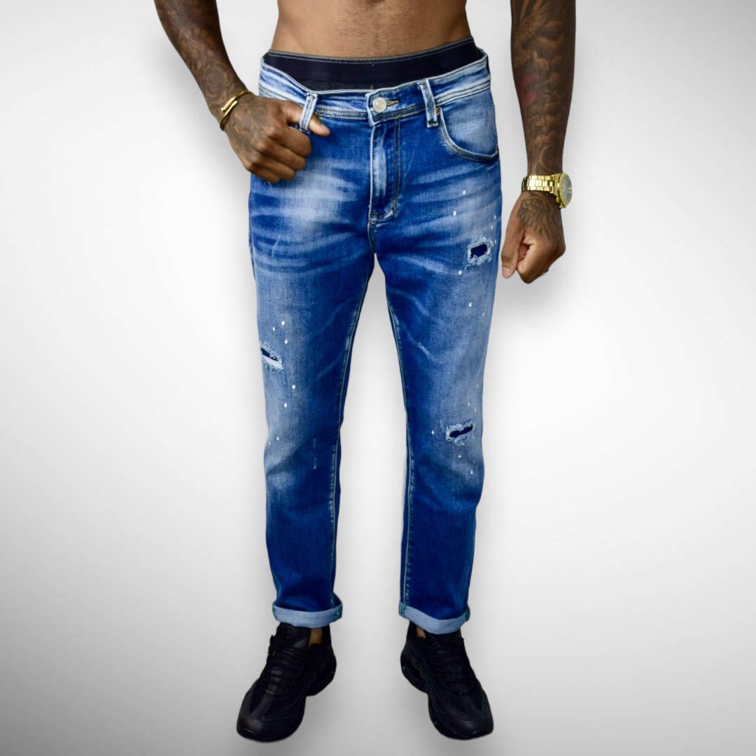 Heren jeans slim fit XHK-M1803