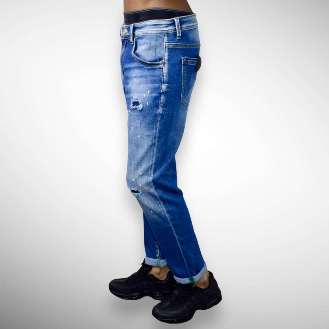 Heren jeans slim fit XHK-M1803